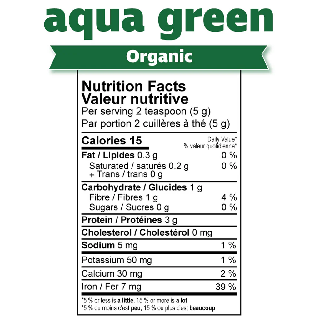Prairie Naturals ORGANIC AQUA GREENS, 200g - Image 3