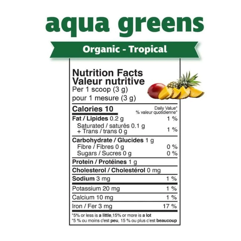 Prairie Naturals ORGANIC AQUA GREENS, 200g - Image 4