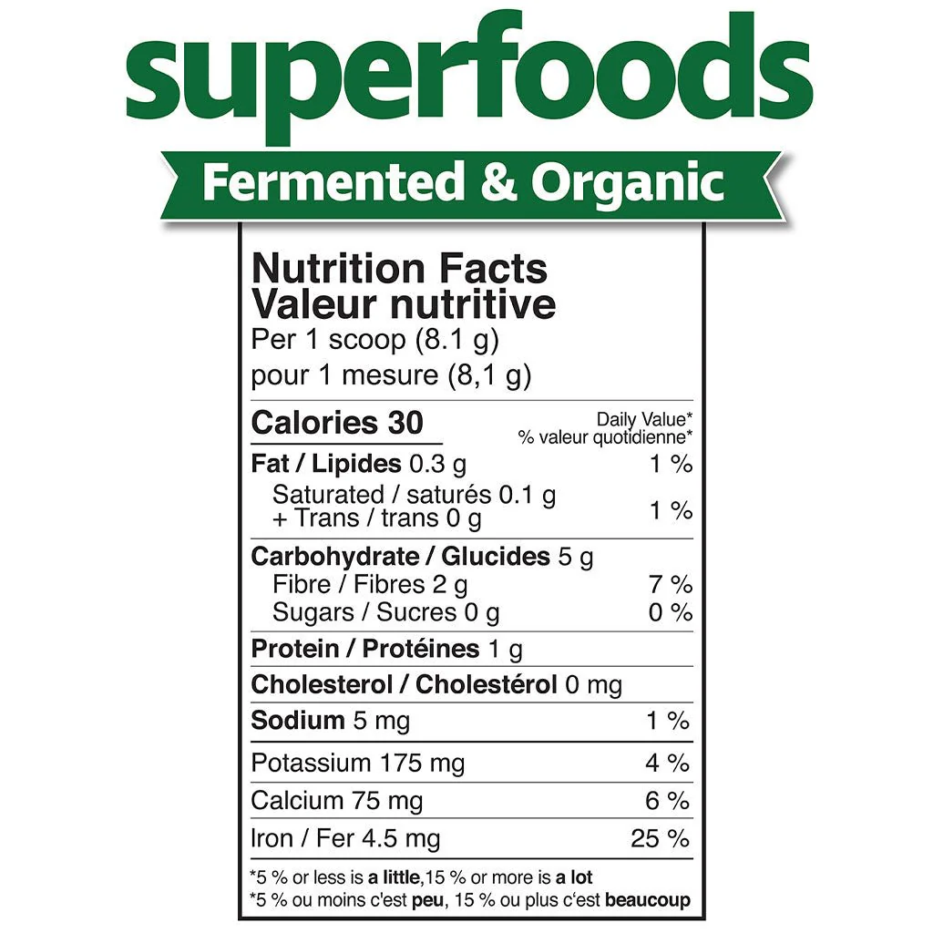 Prairie Naturals FERMENTED ORGANIC SUPERFOODS, 150g - Image 2
