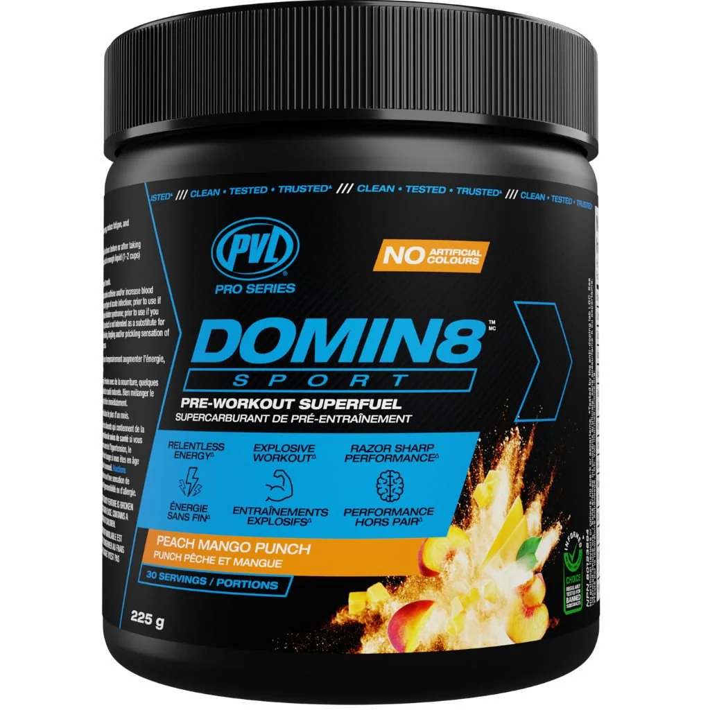 PVL DOMIN8 SPORT (225g), 30 Servings - Image 2