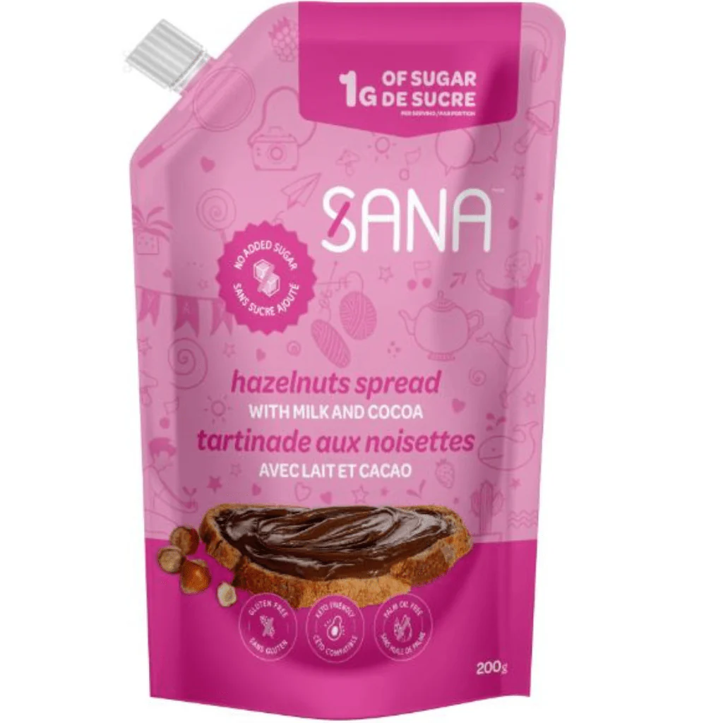 Sana NO SUGAR ADDED CREAMY SPREADS, 200g - Image 2
