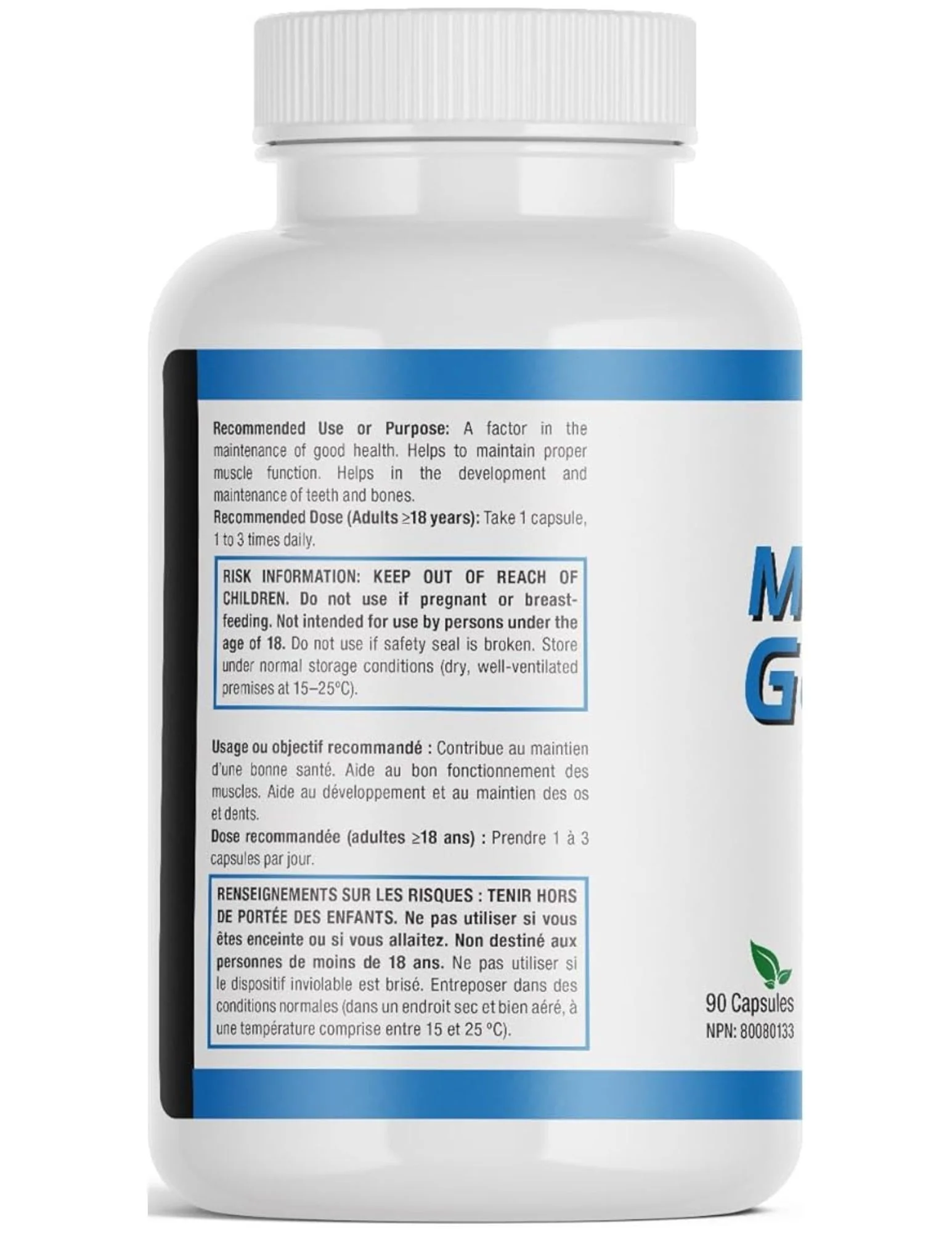 SD Pharma MAGNESIUM GLYCINATE 110mg, 90 VCaps - Image 3
