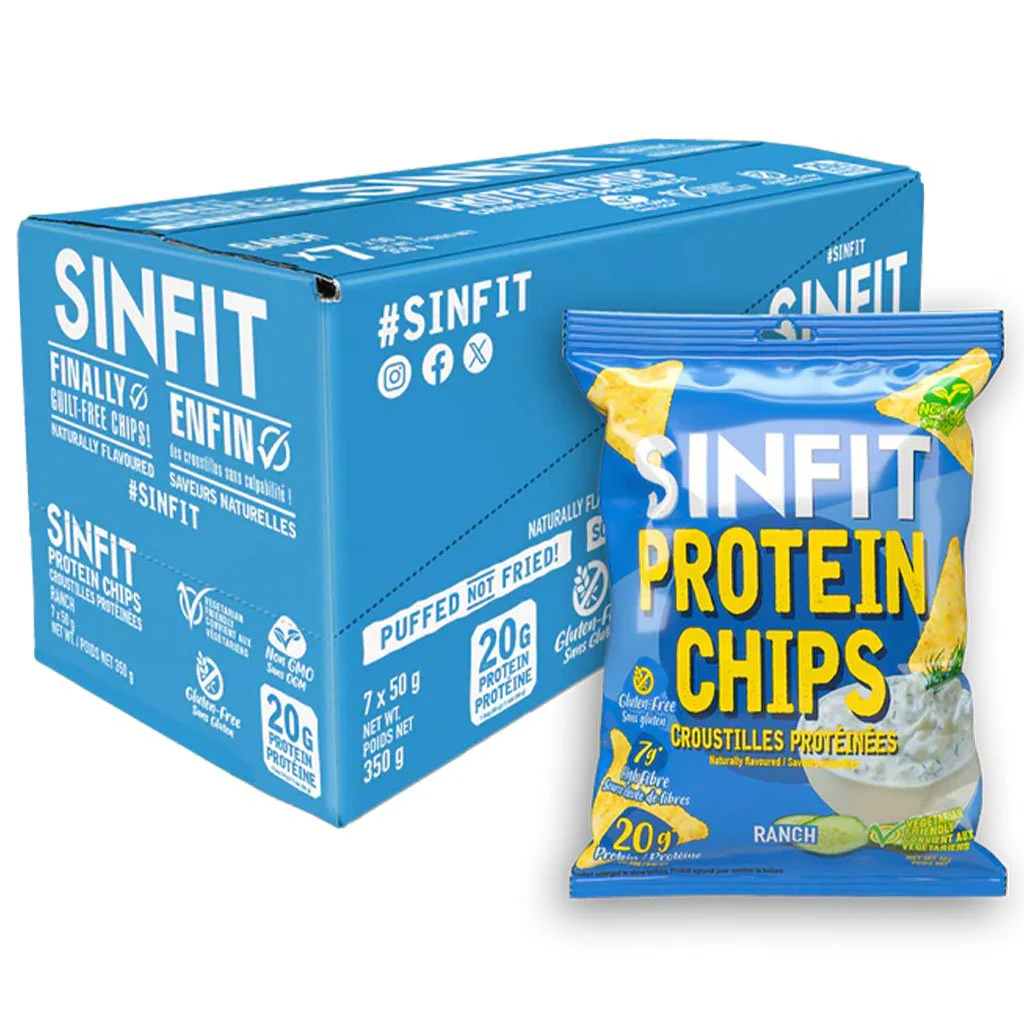 Sinfit PROTEIN CHIPS, 7 Bags/Box - Image 6