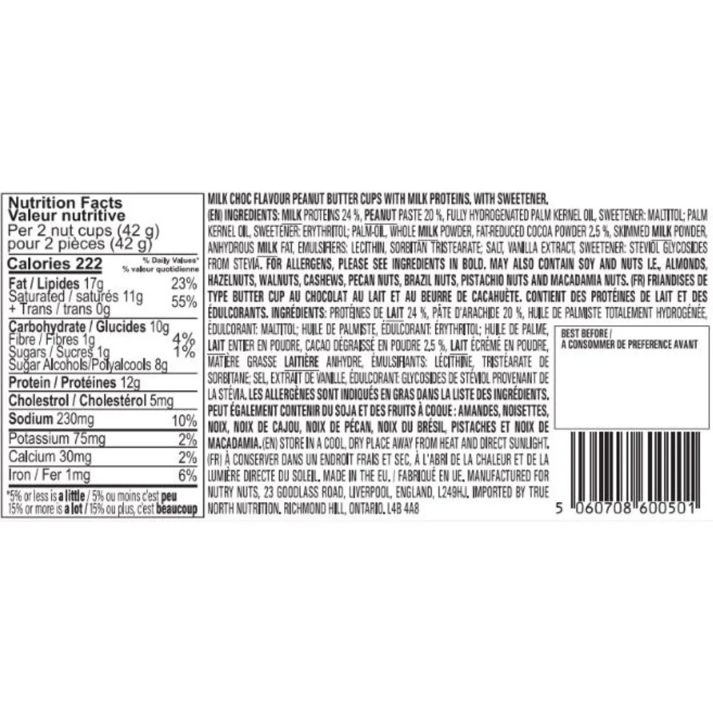 SINGLE Nutry Nuts PEANUT BUTTER CUPS, 42g - Image 6