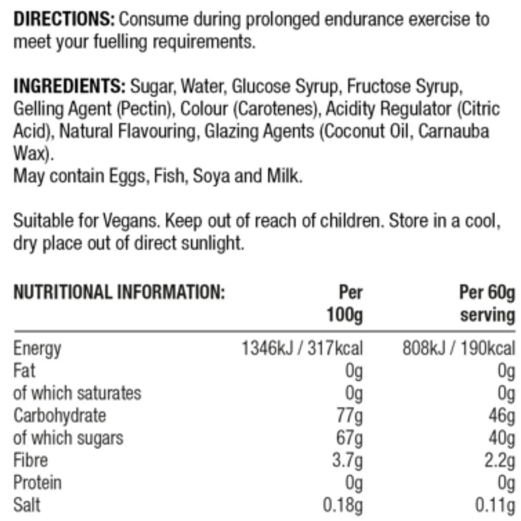 SIS BETA FUEL ENERGY CHEWS, 60g - Image 3
