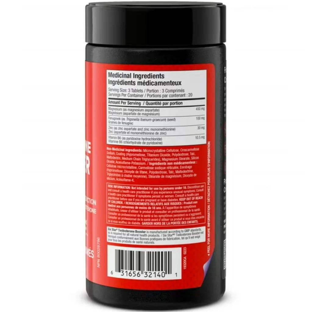 Six Star TEST BOOSTER, 60 Tablets - Image 3