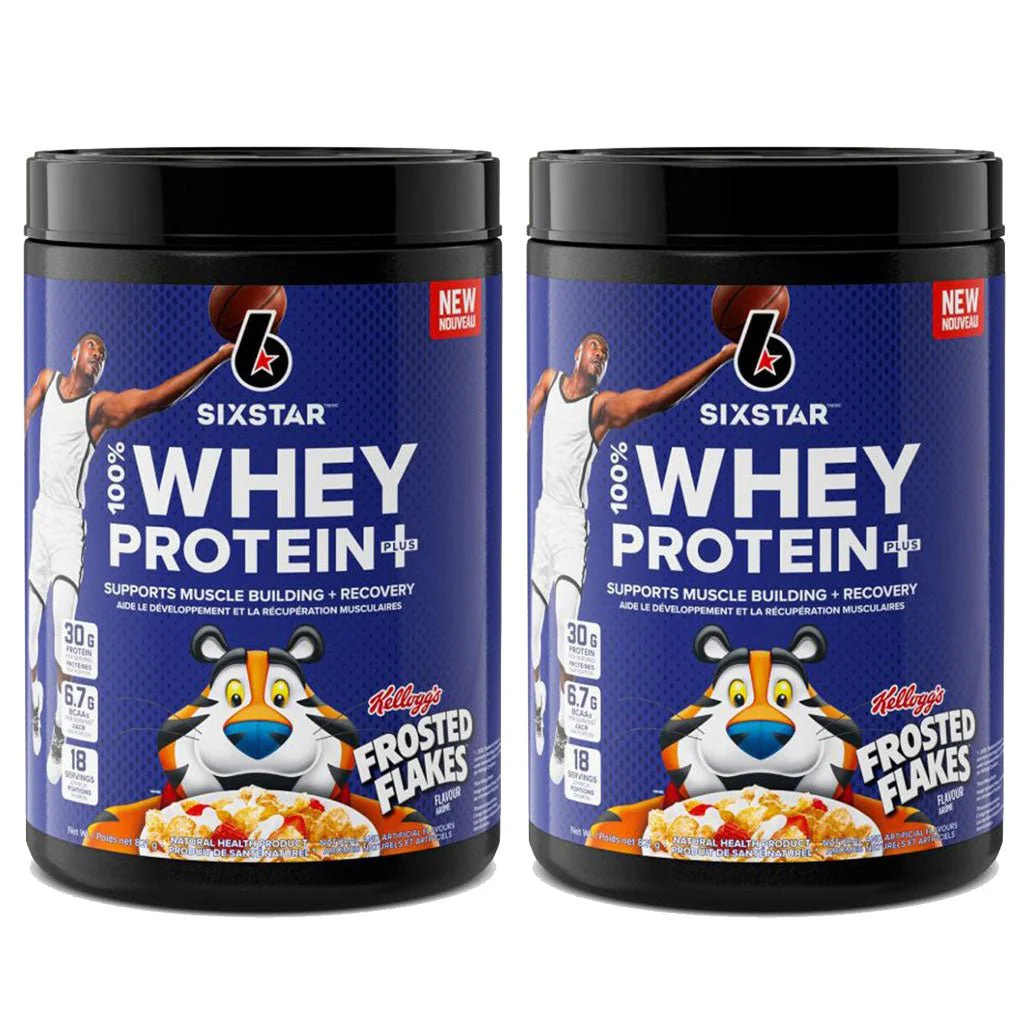 SixStar 100% Whey Protein+, 3.6 lb (2 x 1.8 lb)