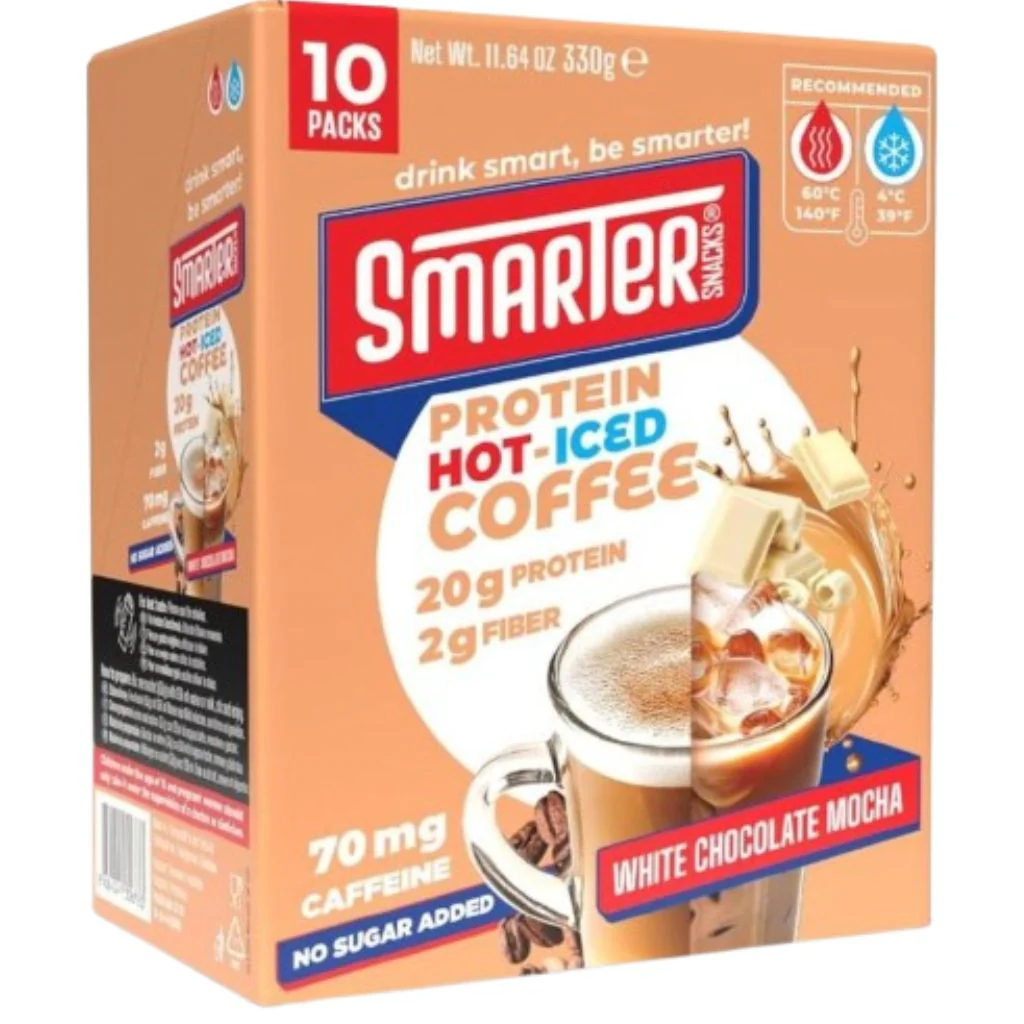 Smarter Snacks PROTEIN COFFEE, 10 Packs/Box - Image 2