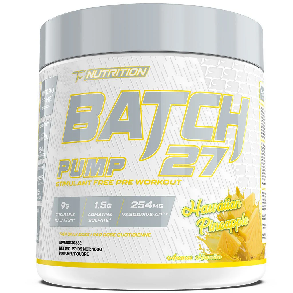 TC Nutrition BATCH 27 PUMP (Stim Free), 40 Servings