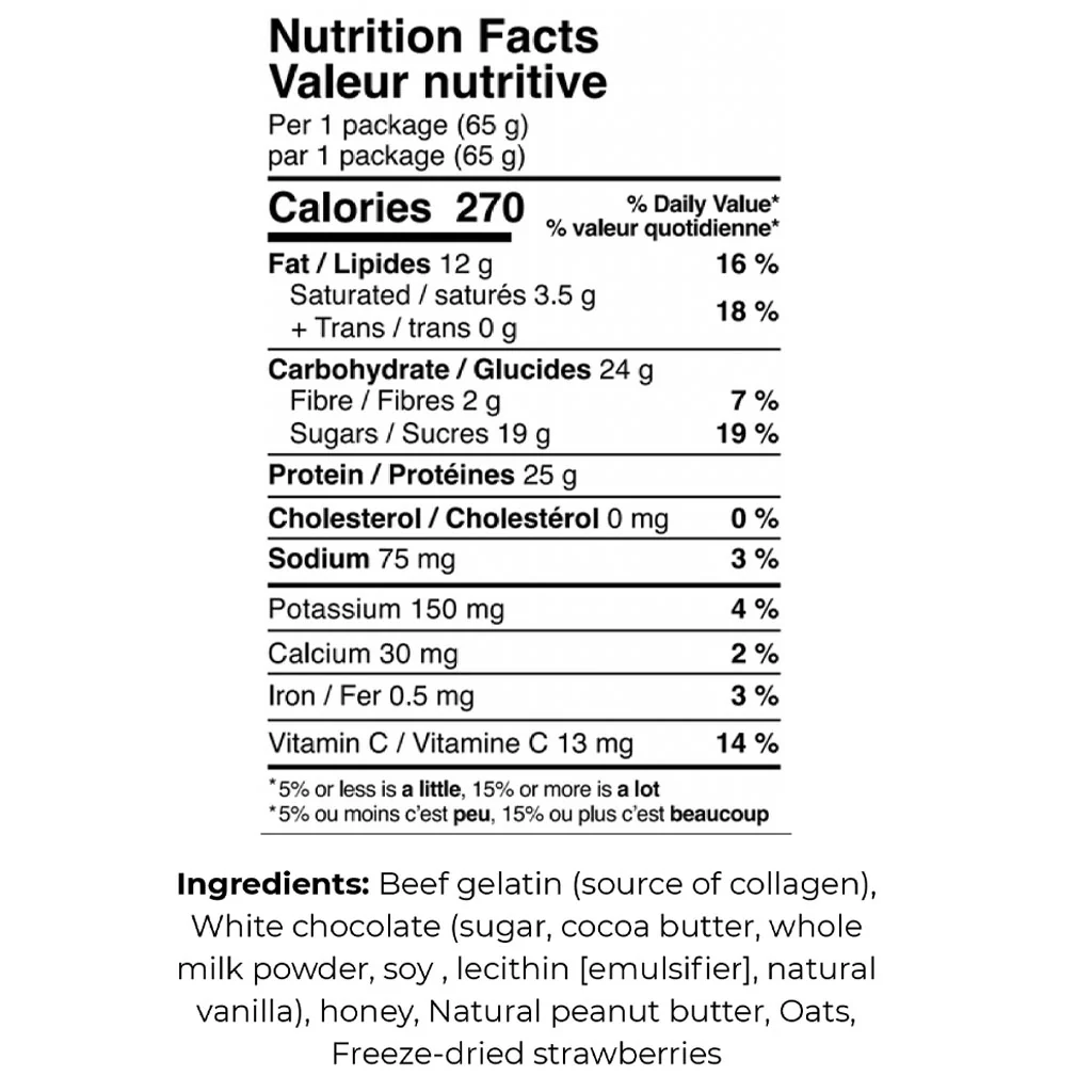 Zentein Nutrition COLLAGEN PROTEIN BAR, 12 Bars/Box - Image 3