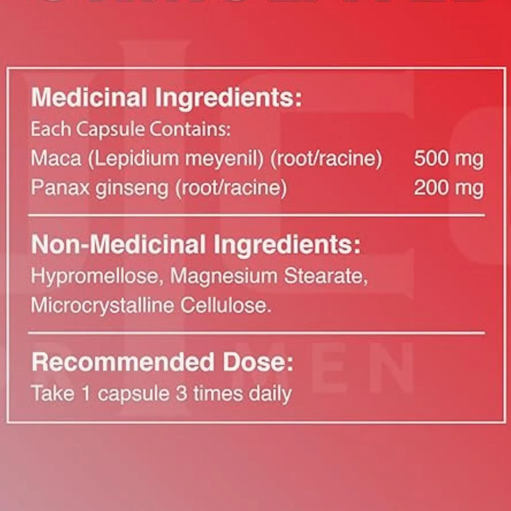Zuice for Men MACA ROOT + GINSENG, 60 Servings - Image 2